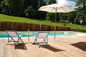 Chalet Brio swimming pool